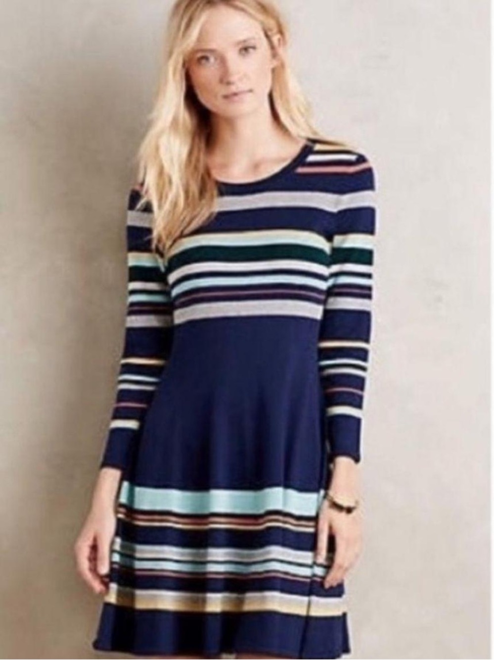 Anthropologie Moth Luca Striped Sweater Dress $148